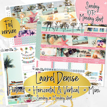 Load image into Gallery viewer, August FOIL - Laurel Denise Planner stickers - Portrait, Mini, Vertical, Horizontal &amp; Project