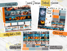 Load image into Gallery viewer, October Fright Night FOIL - Laurel Denise Planner stickers - Portrait, Mini, Vertical, Horizontal &amp; Project