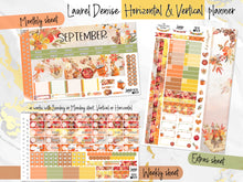 Load image into Gallery viewer, Sweet September - Laurel Denise Planner stickers - Portrait, Mini, Vertical, Horizontal &amp; Project