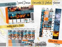 Load image into Gallery viewer, October Fright Night FOIL - Laurel Denise Planner stickers - Portrait, Mini, Vertical, Horizontal &amp; Project