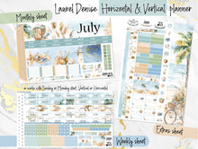 Load image into Gallery viewer, July - Laurel Denise Planner stickers - Portrait, Mini, Vertical, Horizontal &amp; Project