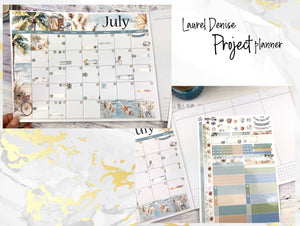 July - Laurel Denise Planner stickers - Portrait, Mini, Vertical, Horizontal & Project