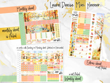 Load image into Gallery viewer, September Fall Days FOIL - Laurel Denise Planner stickers - Portrait, Mini, Vertical, Horizontal &amp; Project