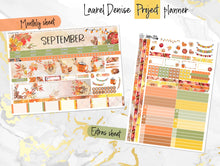 Load image into Gallery viewer, Sweet September - Laurel Denise Planner stickers - Portrait, Mini, Vertical, Horizontal &amp; Project