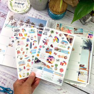 Aloha/Summer Dreams Deco sheet - planner stickers          (S-109-6)