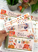 Load image into Gallery viewer, October Pumpkin Spice &#39;24 monthly - Erin Condren Vertical Horizontal 7&quot;x9&quot;, Happy Planner Classic, Mini &amp; Big