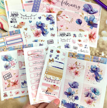 Load image into Gallery viewer, Floral Romance - POCKET Mini Weekly Kit Planner stickers