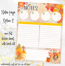 Load image into Gallery viewer, Sweet September Notes monthly sticker - Erin Condren Vertical Horizontal 7&quot;x9&quot;, Happy Planner Classic, Mini &amp; Big