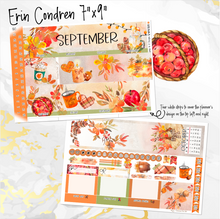 Load image into Gallery viewer, Sweet September monthly - Erin Condren Vertical Horizontal 7&quot;x9&quot;, Happy Planner Classic, Mini &amp; Big