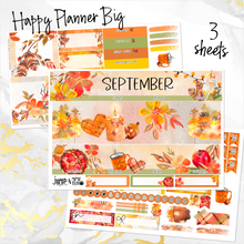 Load image into Gallery viewer, Sweet September monthly - Erin Condren Vertical Horizontal 7&quot;x9&quot;, Happy Planner Classic, Mini &amp; Big