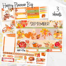 Load image into Gallery viewer, Sweet September monthly - Erin Condren Vertical Horizontal 7&quot;x9&quot;, Happy Planner Classic, Mini &amp; Big