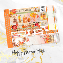 Load image into Gallery viewer, Sweet September FOILED monthly - Erin Condren Vertical Horizontal 7&quot;x9&quot;, Happy Planner Classic, Mini &amp; Big