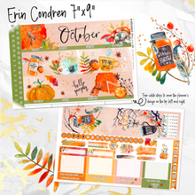 Load image into Gallery viewer, October Pumpkin Spice &#39;24 monthly - Erin Condren Vertical Horizontal 7&quot;x9&quot;, Happy Planner Classic, Mini &amp; Big