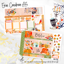 Load image into Gallery viewer, October Pumpkin Spice &#39;24 monthly - Erin Condren Vertical Horizontal 7&quot;x9&quot;, Happy Planner Classic, Mini &amp; Big