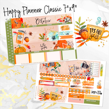 Load image into Gallery viewer, October Pumpkin Spice &#39;24 monthly - Erin Condren Vertical Horizontal 7&quot;x9&quot;, Happy Planner Classic, Mini &amp; Big