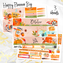 Load image into Gallery viewer, October Pumpkin Spice &#39;24 monthly - Erin Condren Vertical Horizontal 7&quot;x9&quot;, Happy Planner Classic, Mini &amp; Big