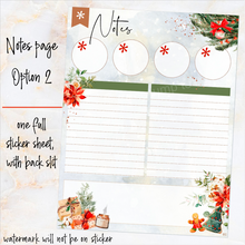 Load image into Gallery viewer, December Cozy Night Christmas Notes monthly sticker - Erin Condren Vertical Horizontal 7&quot;x9&quot;, Happy Planner Classic, Mini &amp; Big