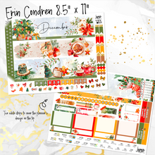 Load image into Gallery viewer, December Cozy Night Christmas monthly - Erin Condren Vertical Horizontal 7&quot;x9&quot;, Happy Planner Classic, Mini &amp; Big