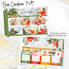 Load image into Gallery viewer, December Cozy Night &#39;24 Christmas FOILED monthly - Erin Condren Vertical Horizontal 7&quot;x9&quot;, Happy Planner Classic, Mini &amp; Big