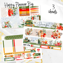 Load image into Gallery viewer, December Cozy Night &#39;24 Christmas FOILED monthly - Erin Condren Vertical Horizontal 7&quot;x9&quot;, Happy Planner Classic, Mini &amp; Big