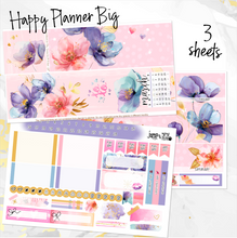 Load image into Gallery viewer, February Floral Romance monthly - Erin Condren Vertical Horizontal 7&quot;x9&quot;, Happy Planner Classic, Mini &amp; Big