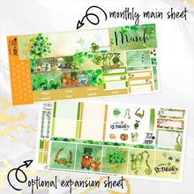 Load image into Gallery viewer, March St Patrick’s Day monthly - Hobonichi Cousin A5 personal planner