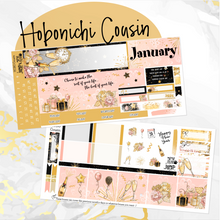 Load image into Gallery viewer, January New Year’s Eve ’24 monthly - Hobonichi Cousin A5 personal planner