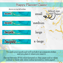 Load image into Gallery viewer, OCEAN - The Nitty Gritty Monthly-Any Month-Erin Condren 7x9 8.5x11 Happy Planner Classic &amp; Big