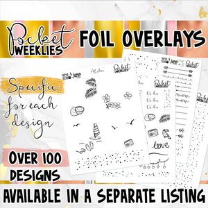 Fall in Love - POCKET Mini Weekly Kit Planner stickers