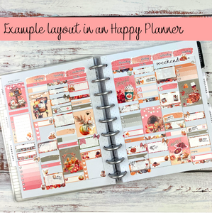 Winter Pines Christmas - weekly kit Erin Condren Vertical Horizontal, Happy Planner Classic