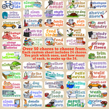 Load image into Gallery viewer, Household Chores stickers - Customized sheets! Over 50 choices       (R-105)